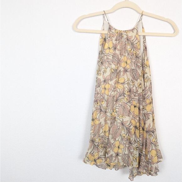 NWT The Jet Set Diaries Frangapani Floral Print Pleat Top - Picture 3 of 6